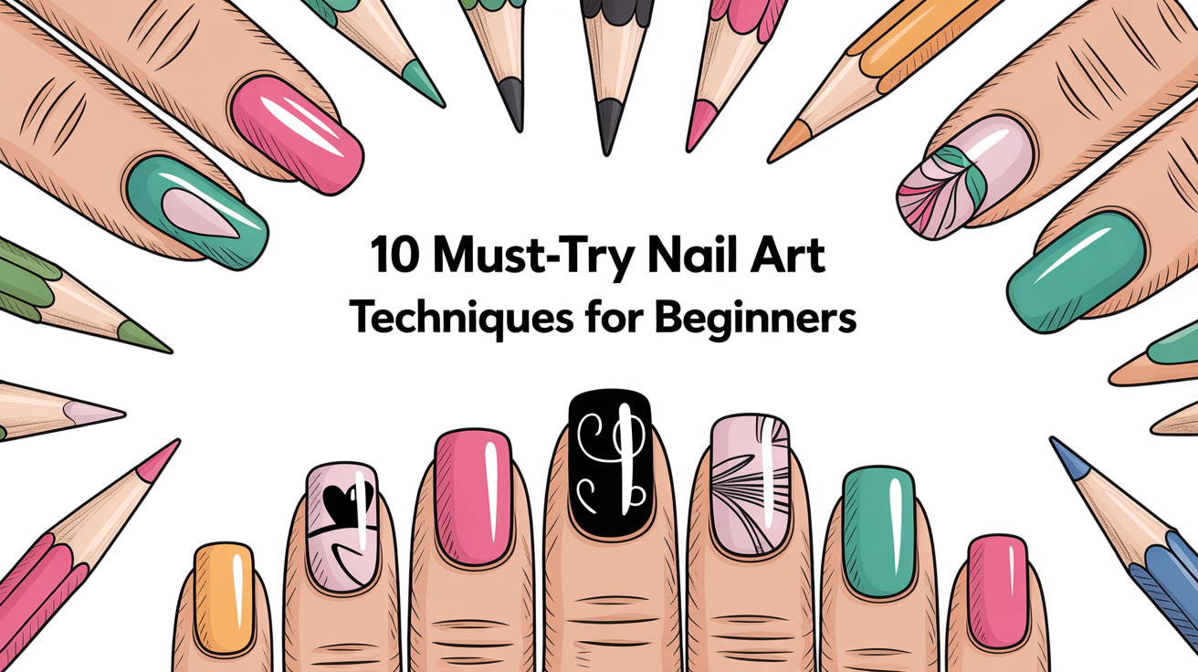 10 Must-Try Nail Art Techniques for Beginners
