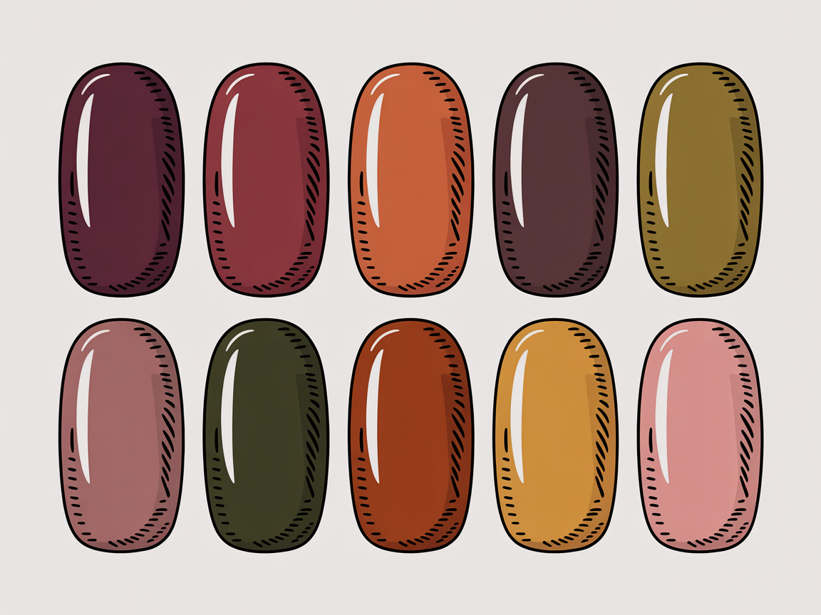 Illustration for: Fall color palettes and finishes