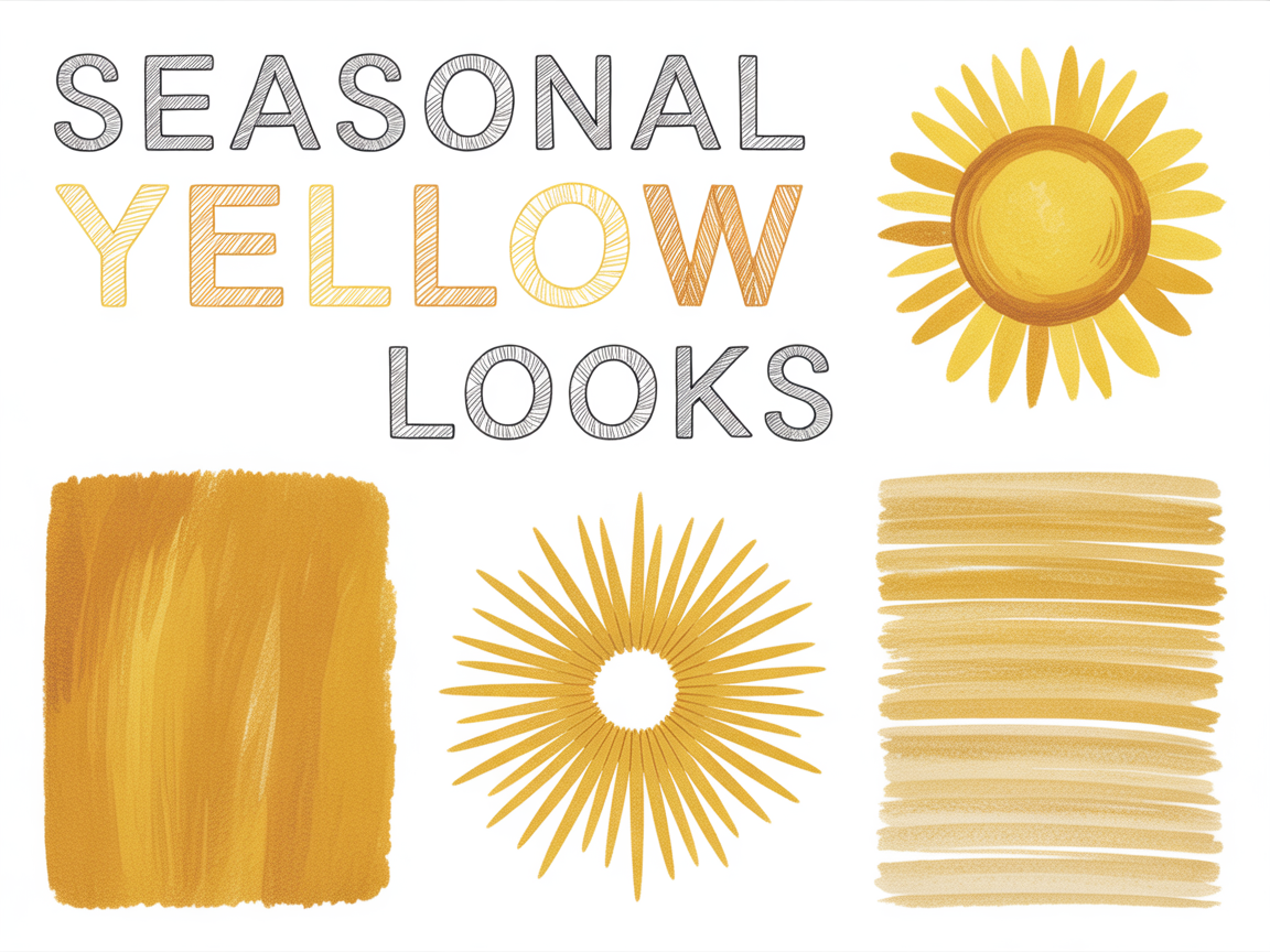 Illustration for: Seasonal Yellow Looks