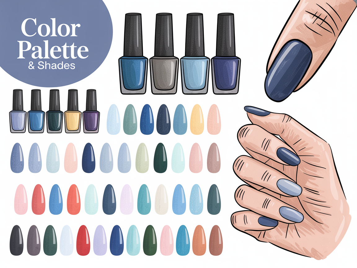 Illustration for: Color Palette & Shades