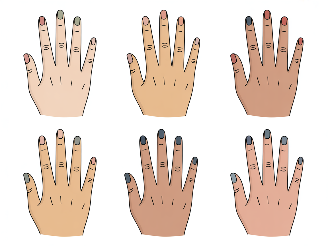 Illustration for: Choosing Your Accent Nail: Placement and Proportion