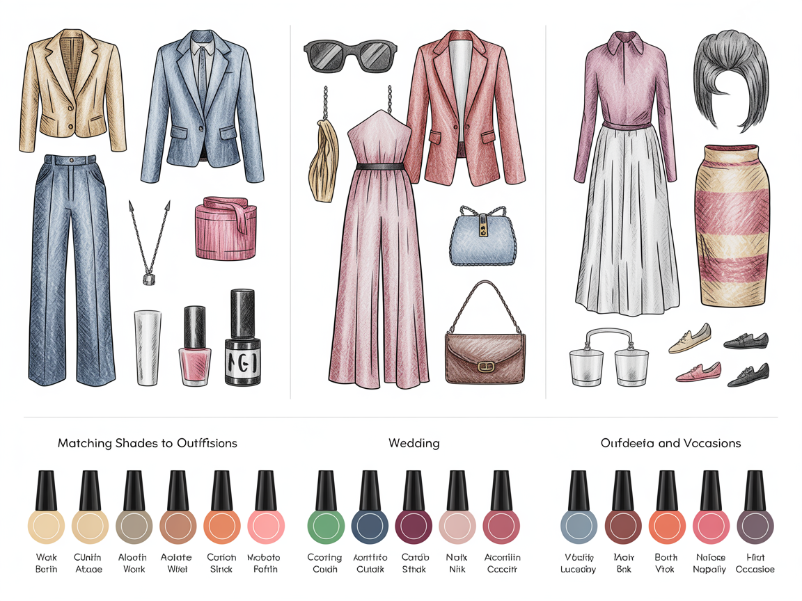 Illustration for: Matching shades to outfits and occasions