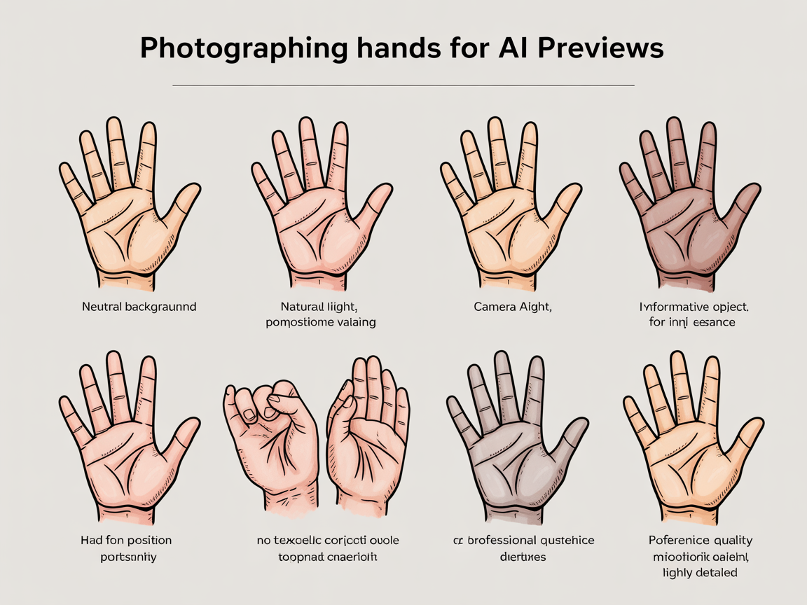 Illustration for: Photographing Hands for AI Previews