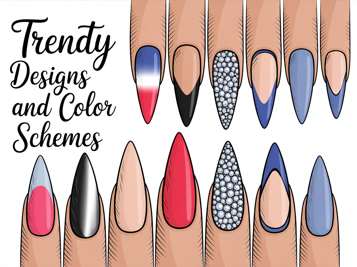 Illustration for: Trendy Designs and Color Schemes