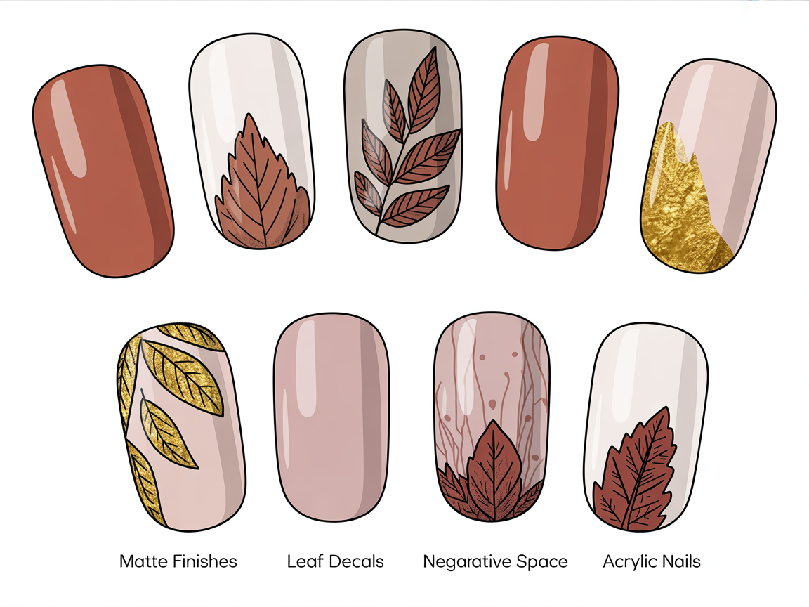 Illustration for: Nail Art Techniques & Accent Ideas