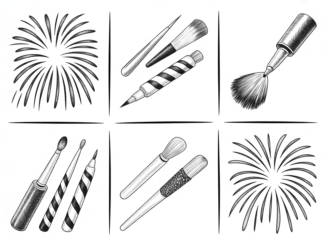 Illustration for: Fireworks Accent Techniques