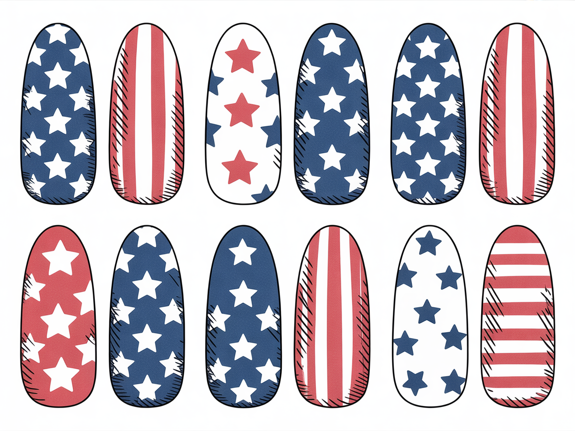 Illustration for: Stars, Stripes & Decals Made Quick