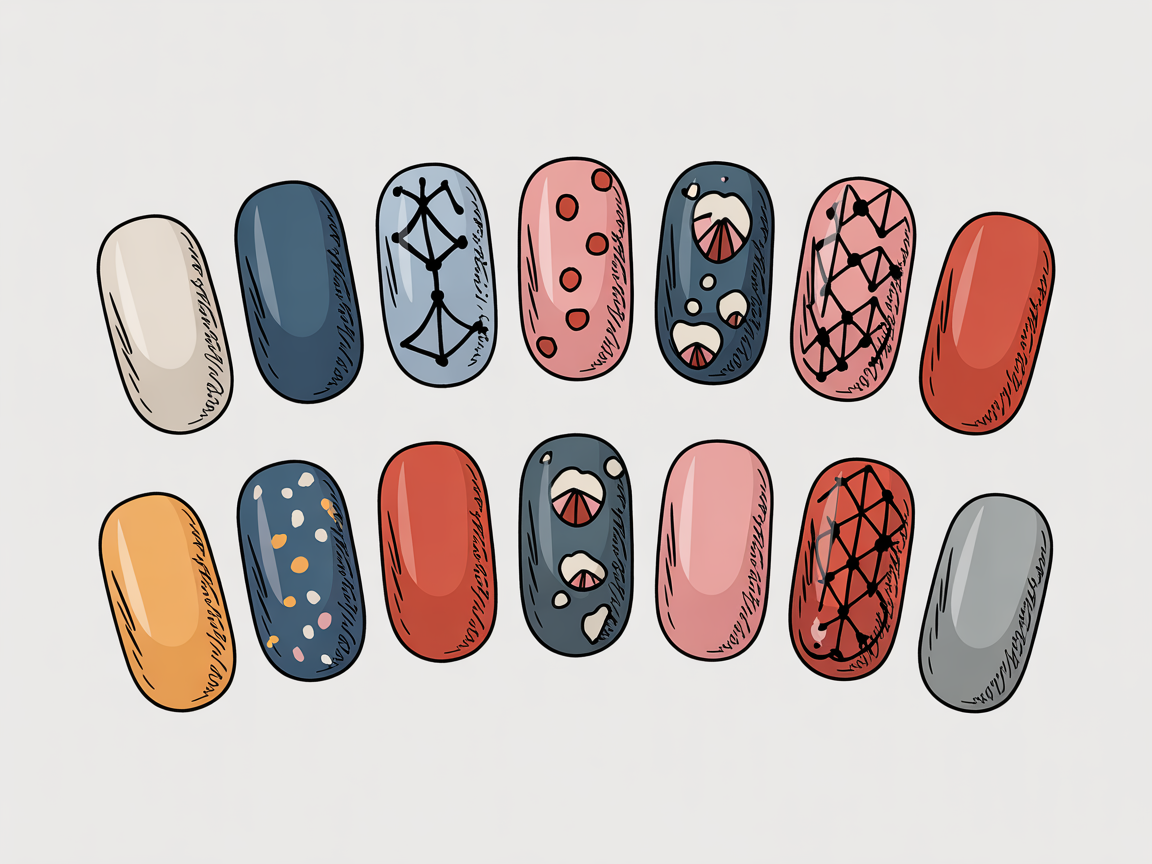 Illustration for: How to Mix Global Nail Art Styles Without Looking Busy