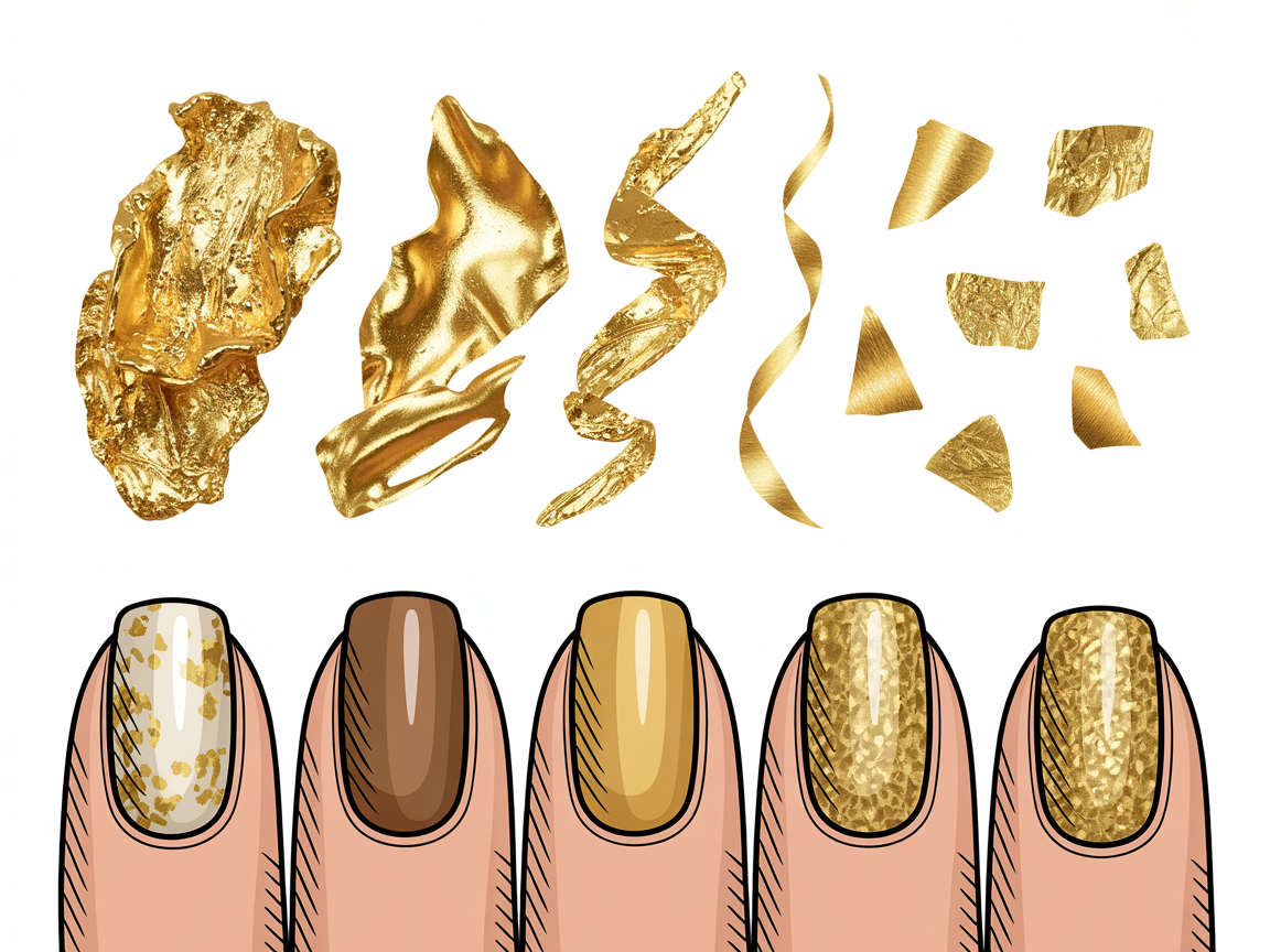 Gold foil and textures