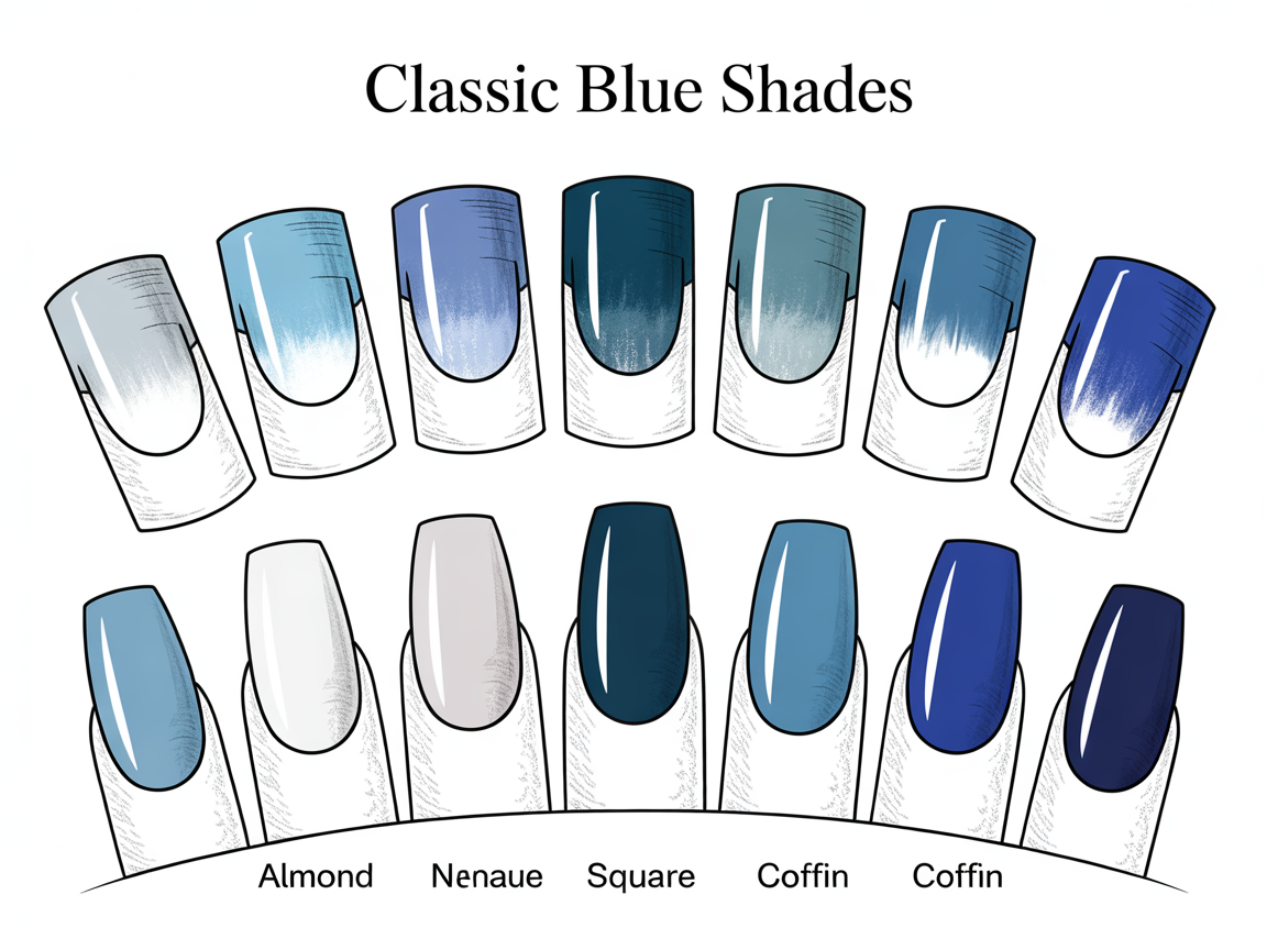 Illustration for: Classic Blue Shades