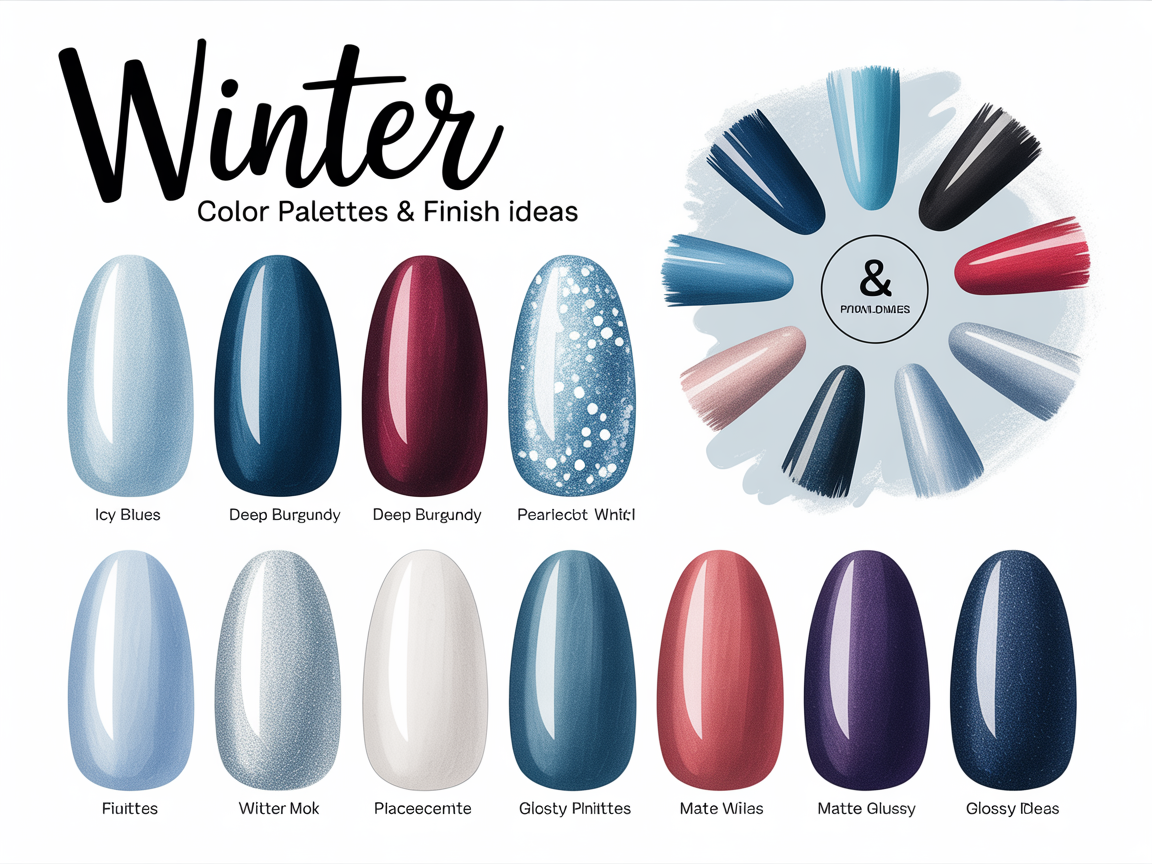 Illustration for: Winter Color Palettes & Finish Ideas