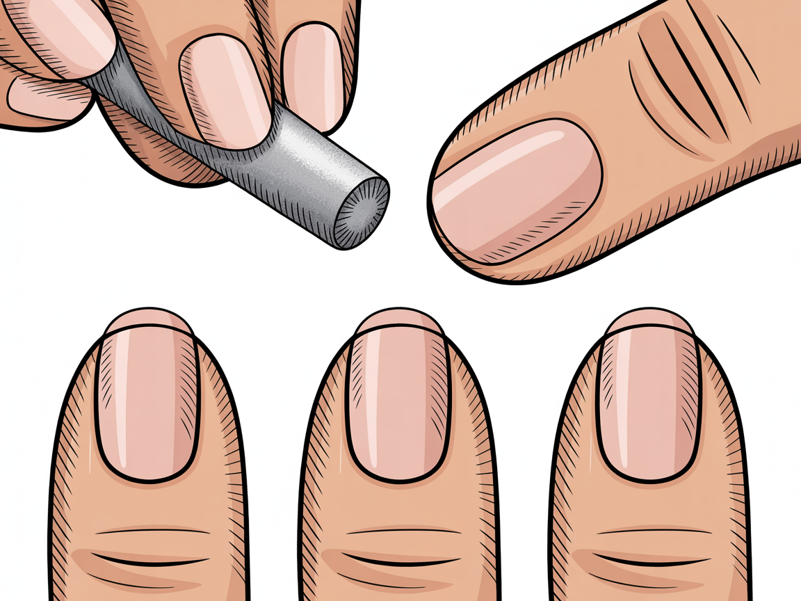 Illustration for: Shaping Oval Nails