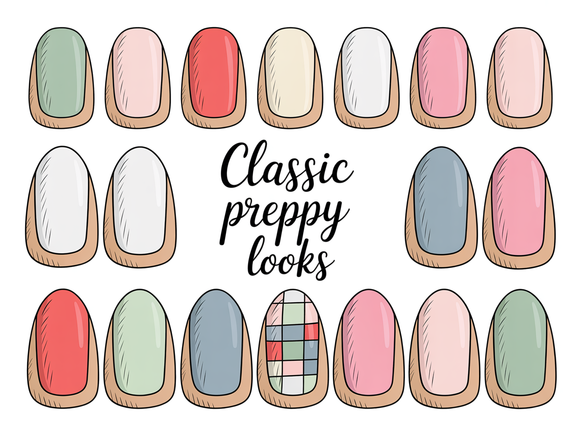 Illustration for: Classic Preppy Looks