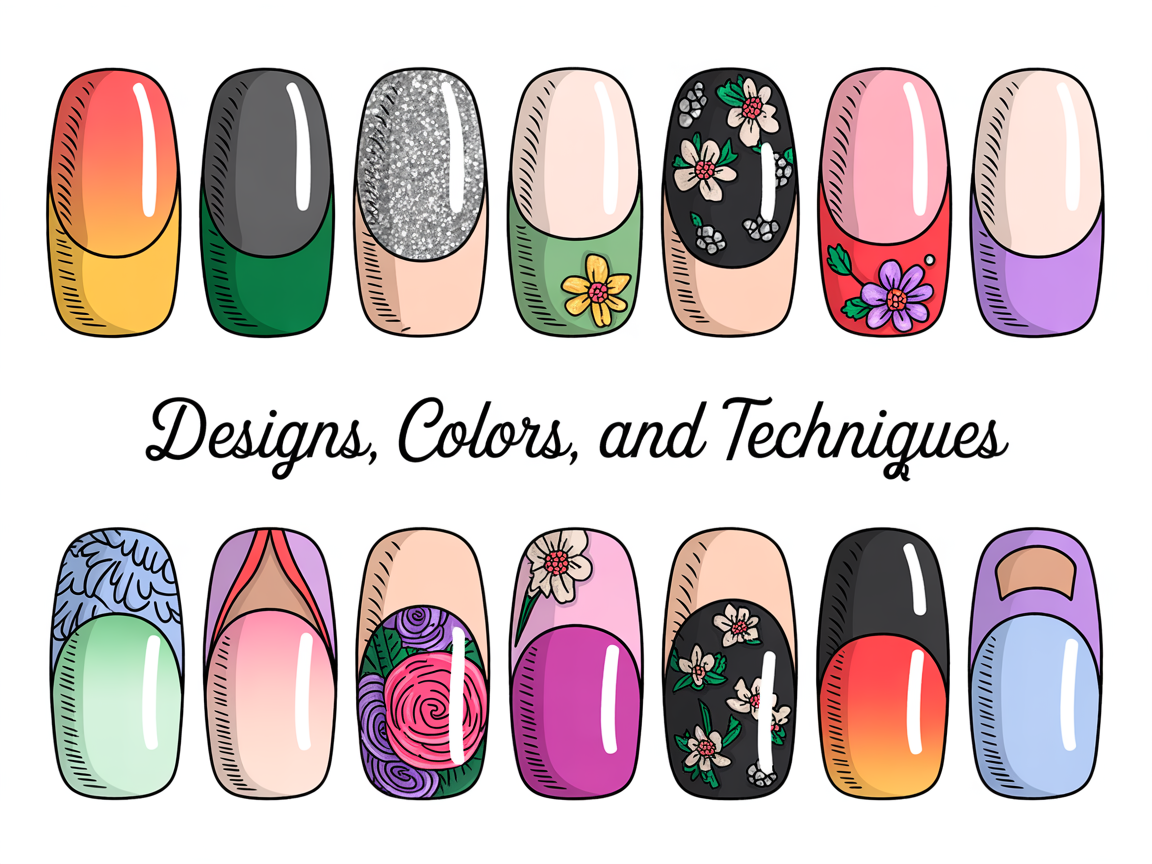 Illustration for: Designs, Colors, and Techniques