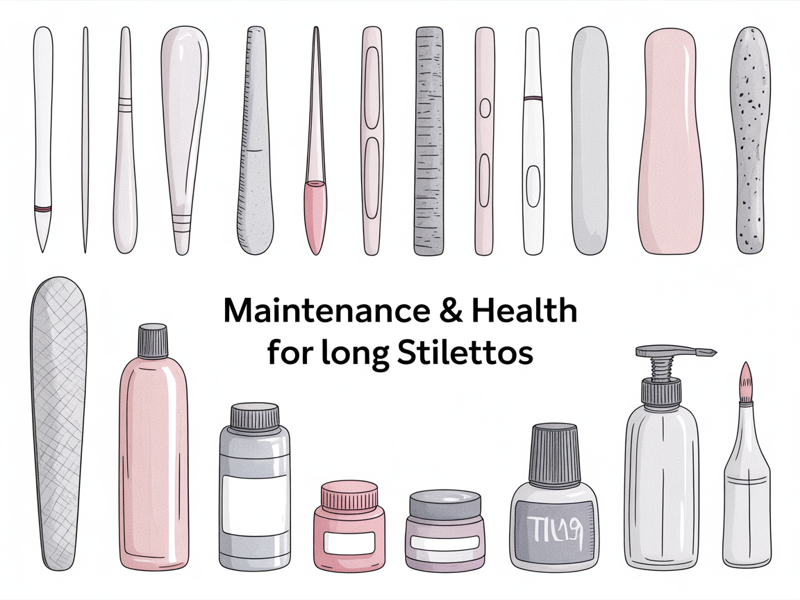 Illustration for: Maintenance & Health for Long Stilettos