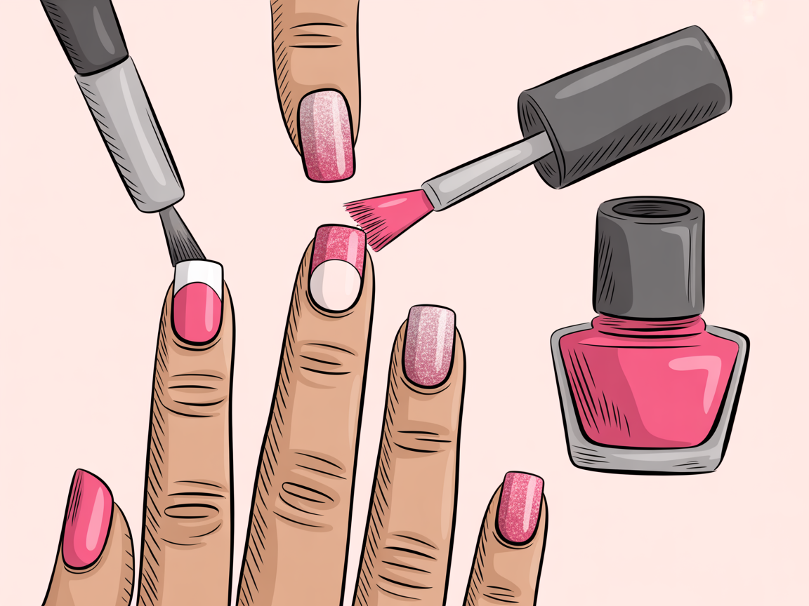 Illustration for: Step-by-Step: DIY Prom Nail Ideas That Look Salon-Level