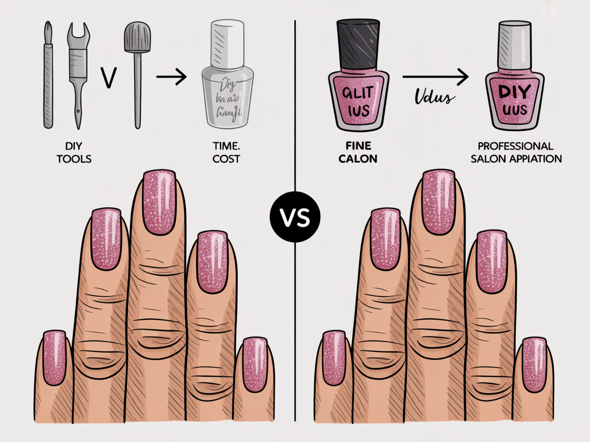 Illustration for: DIY vs Salon: Application & Value