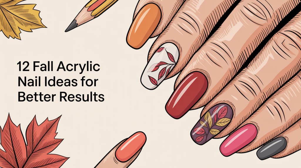 12 Fall Acrylic Nail Ideas for Better Results