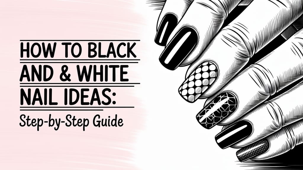 How to Black and White Nail Ideas: Step-by-Step Guide
