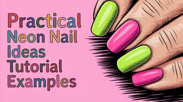 Practical Neon Nail Ideas Tutorial with Examples