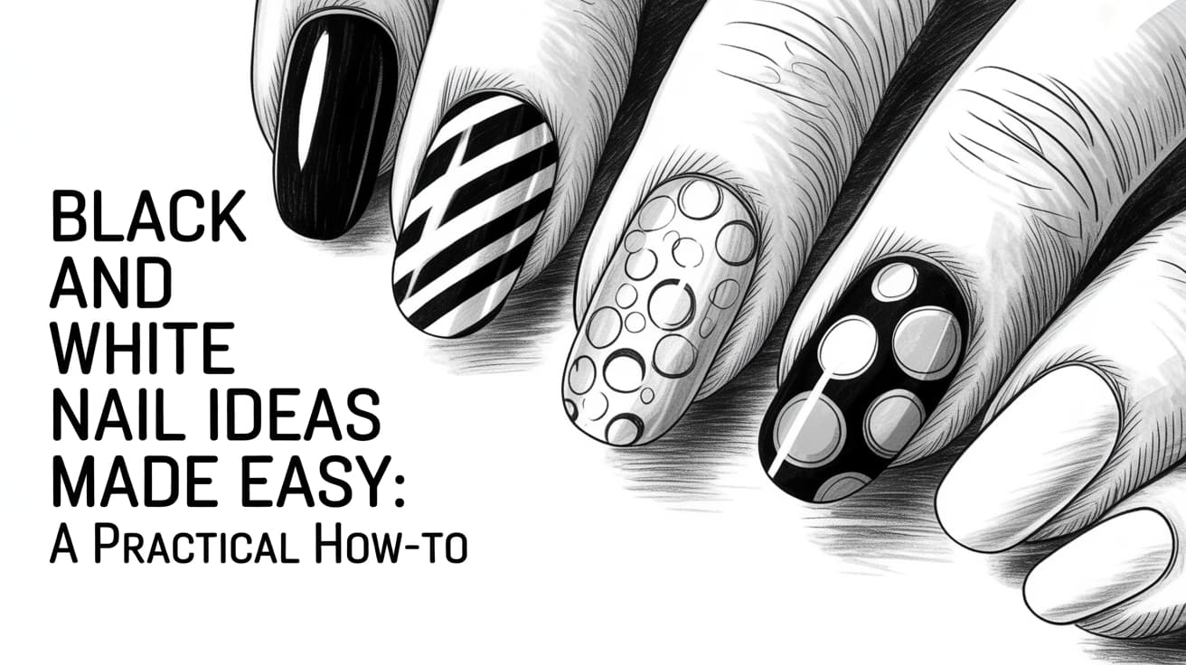 Black And White Nail Ideas Made Easy: A Practical How-To