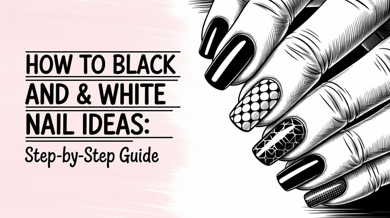 How to Black and White Nail Ideas: Step-by-Step Guide