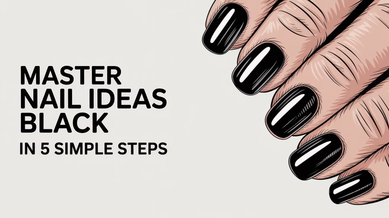 Master Nail Ideas Black in 5 Simple Steps
